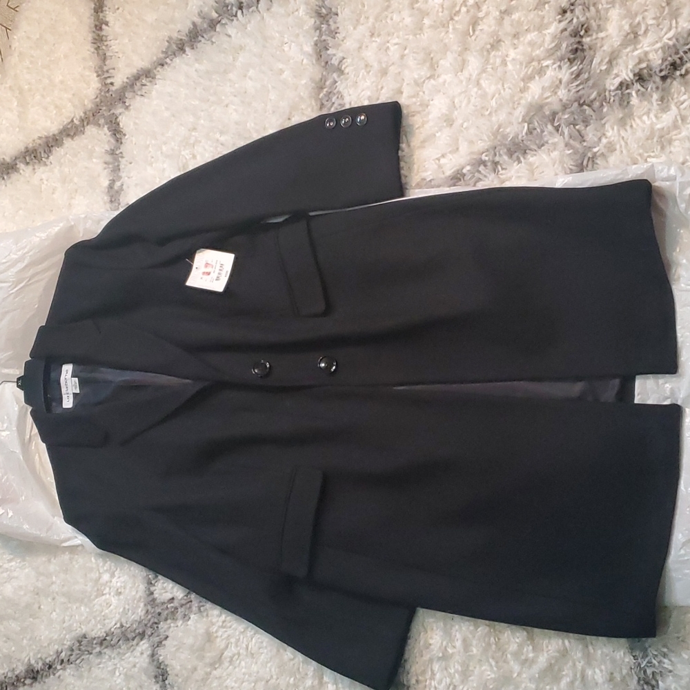 Liz Claiborne Black Blazer Coat